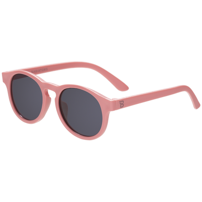 Babiators Eco Keyhole: Seashell Pink | Smoke Lenses | 3-5 años