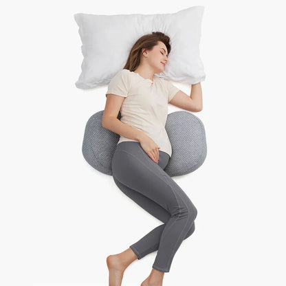Almohada de embarazo con apoyo lateral Momcozy