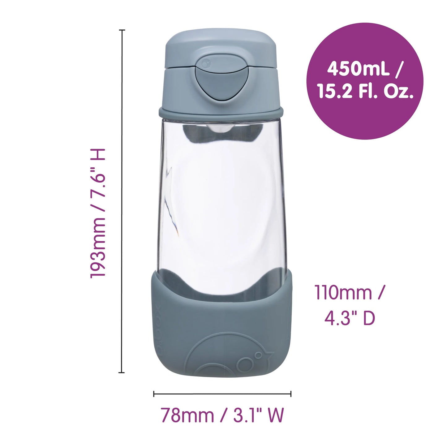 Botella Tritan Sport Spout 450 ml
