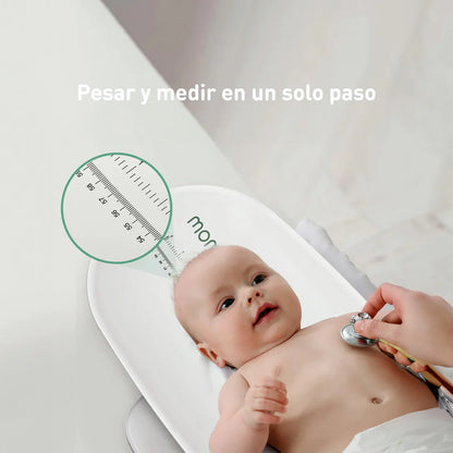 Balanza para Bebé 2 en 1 con Medidor Momcozy