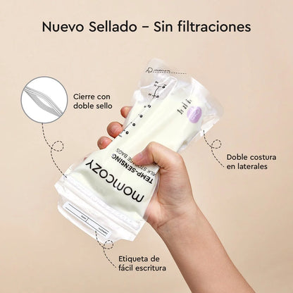 Bolsa para almacenar leche materna x 50 unidades - Momcozy