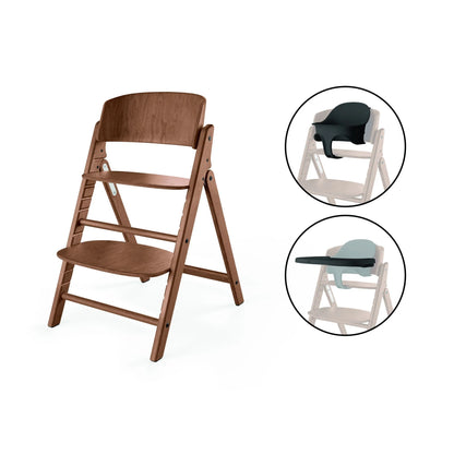 Silla de Comer Evolutiva Click & Fold 3 en 1 All Natural Dark - Cybex