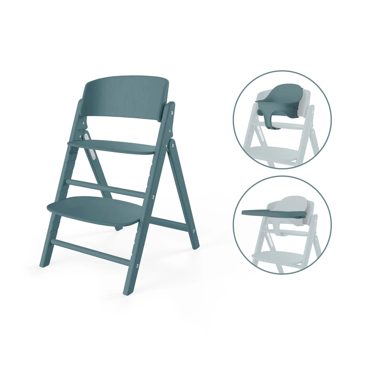 Silla de Comer Evolutiva Click & Fold 3 en 1 BT Stone Blue- Cybex