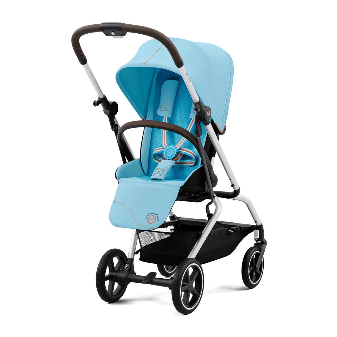 Coche de paseo Eezy S Twist Plus 2 Silver Beach Blue Cybex