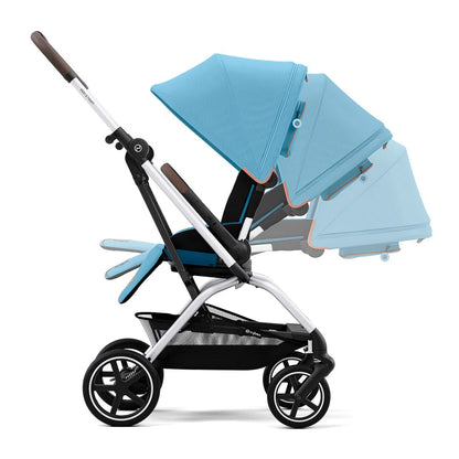 Coche de paseo Eezy S Twist Plus 2 Silver Beach Blue Cybex