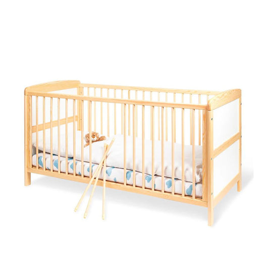 Cuna de madera / Cama de transición Florian 140x70cm Pinolino