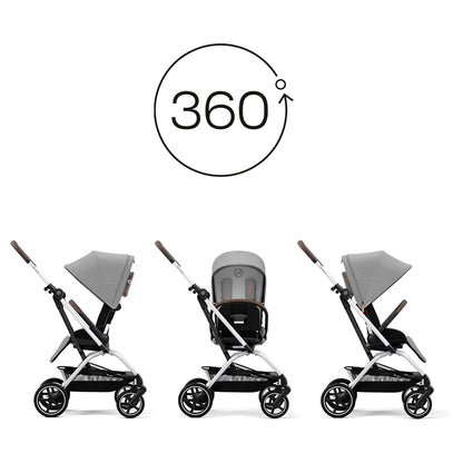 Coche de paseo Eezy S Twist Plus 2 Lava Grey Cybex