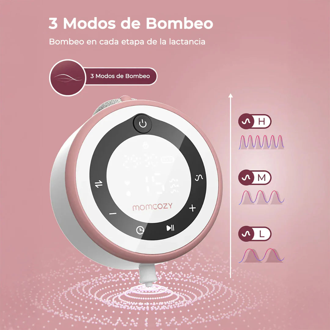 Extractor de Leche Materna Primario Doble V1 Pro Momcozy