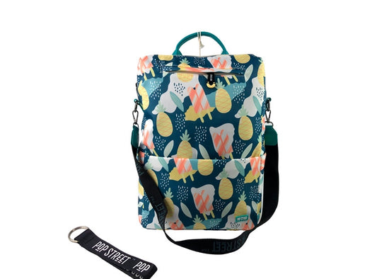 MOCHILA ESCOLAR POP STREET YUM VERDE