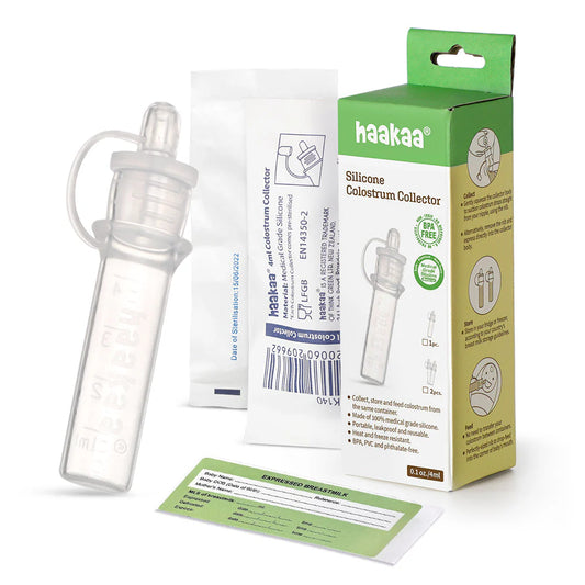Recolector y dispensador de calostro PREESTERILIZADO Haakaa