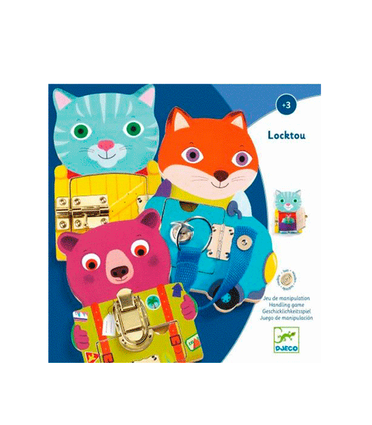 Juego de madera Locktou, motricidad – Djeco