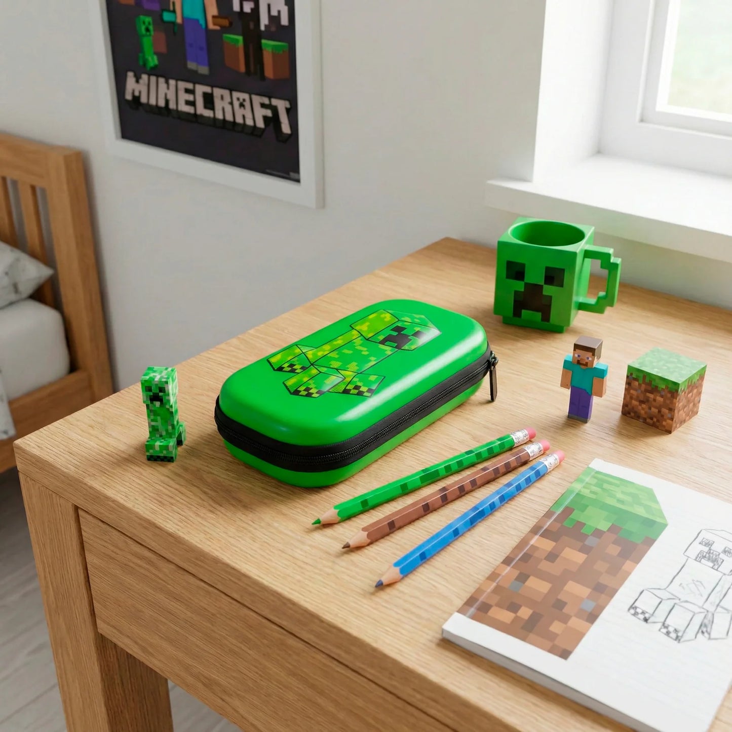 Estuche para Lápices Box Minecraft