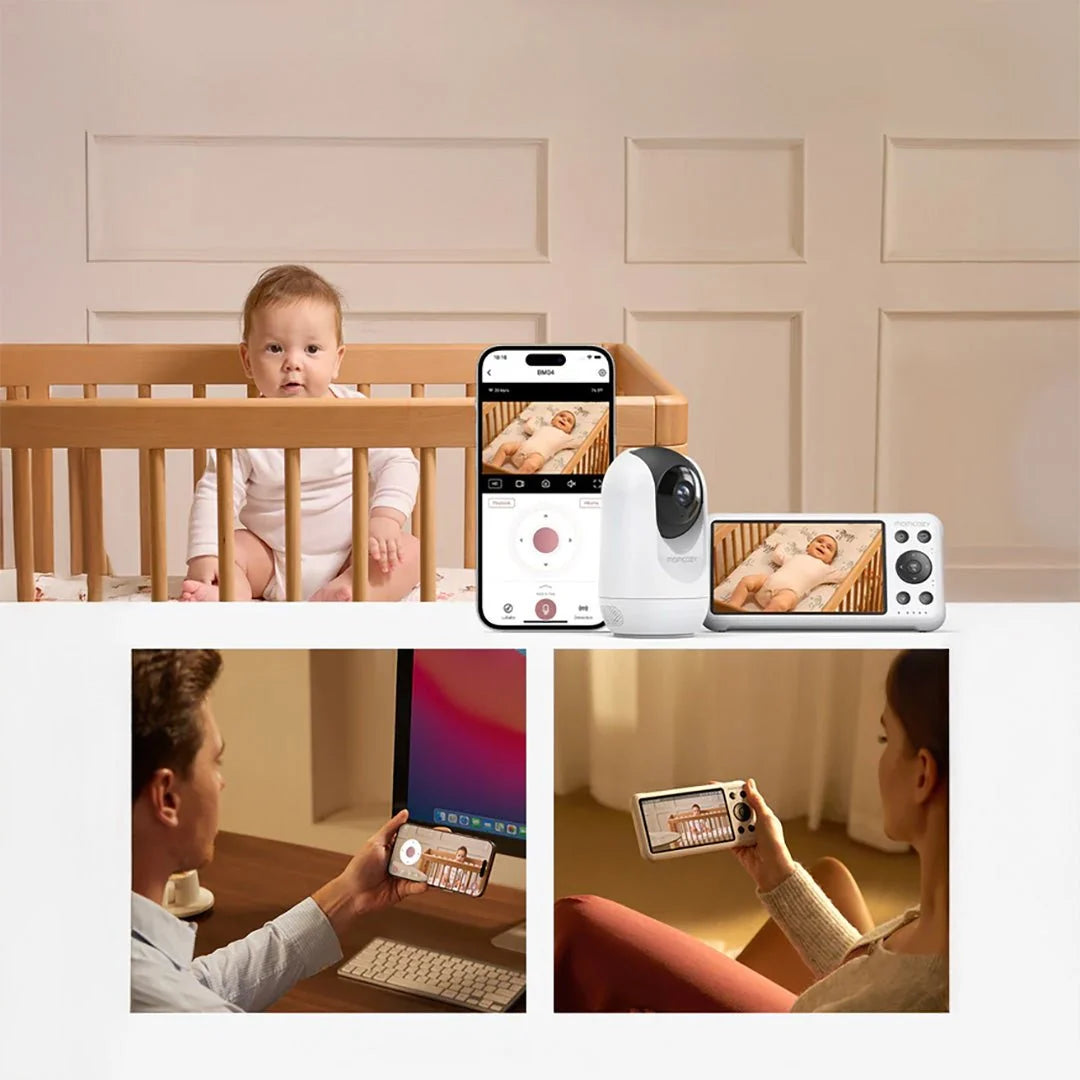 Cámara Adicional 1080p Full HD para Monitor de bebé BM04 - Momcozy