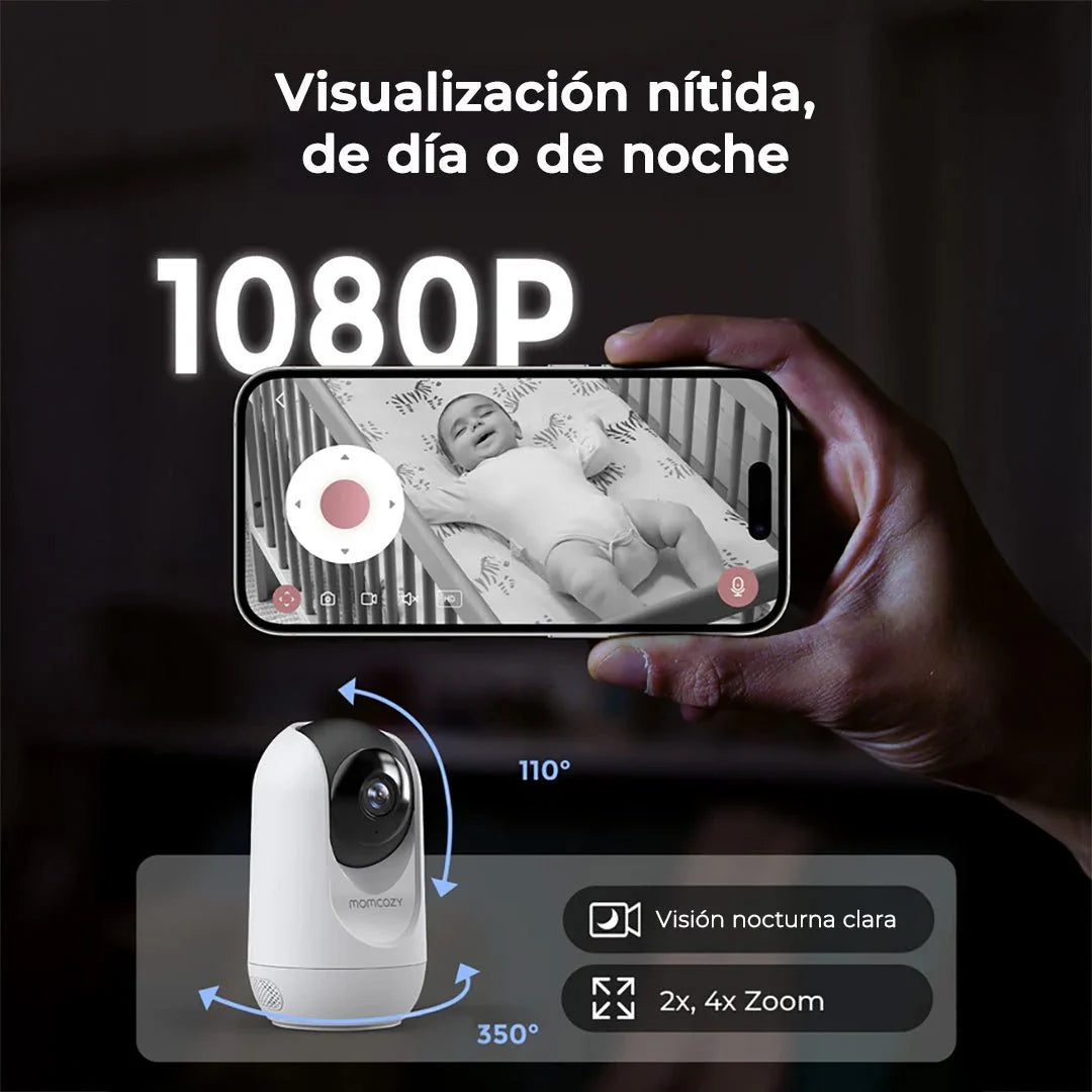 Cámara Adicional 1080p Full HD para Monitor de bebé BM04 - Momcozy