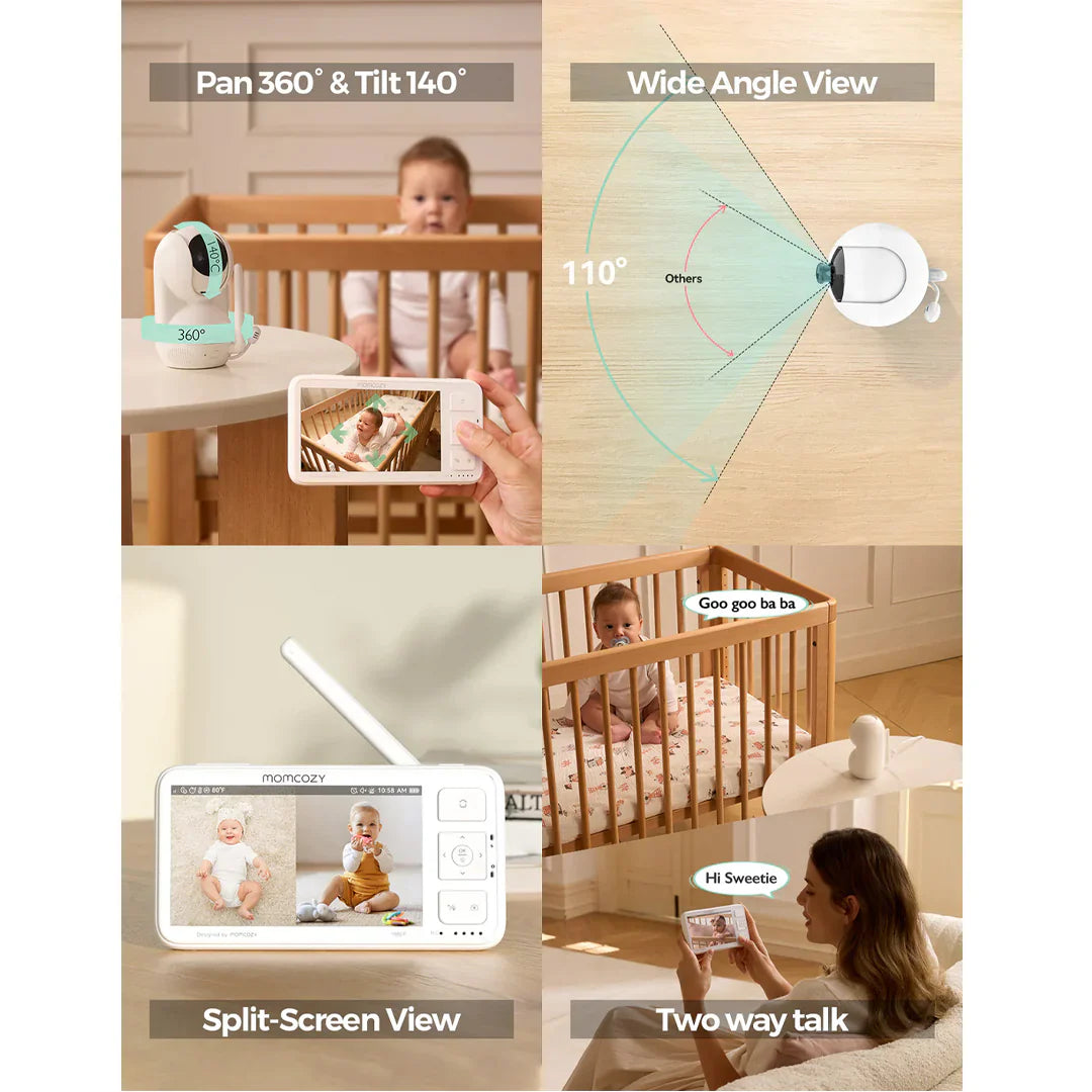 Video Monitor 1080P Pantalla de 5.5" Momcozy