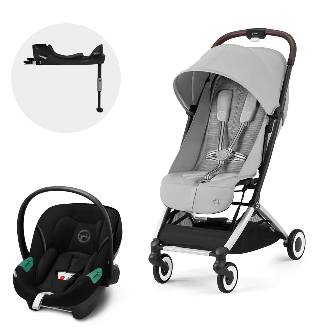 Coche Travel System Orfeo + Aton S2 + Base Cybex