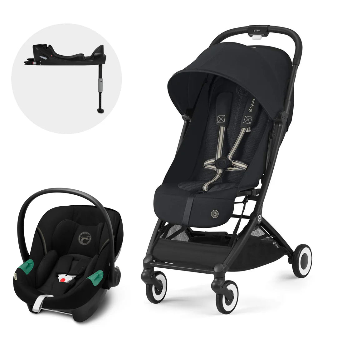 Coche Travel System Orfeo + Aton S2 + Base Cybex