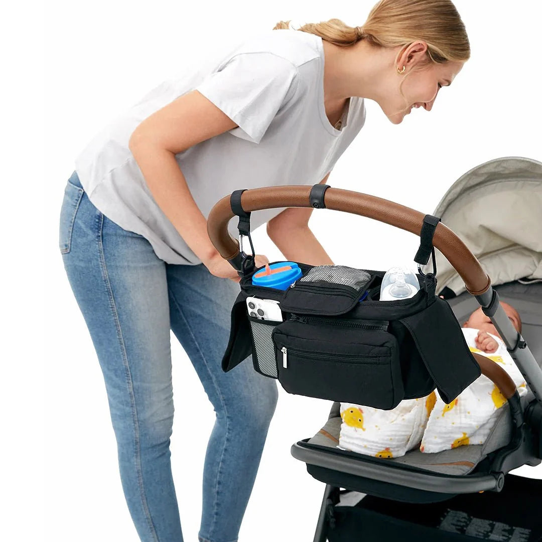 Organizador de coche de paseo con portavasos - Momcozy