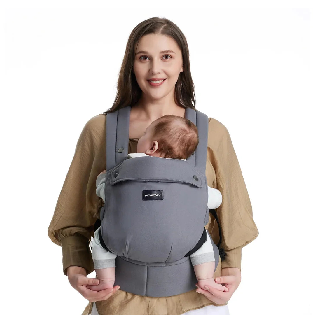 Portabebé 3 en 1 PureHug Gris - Momcozy