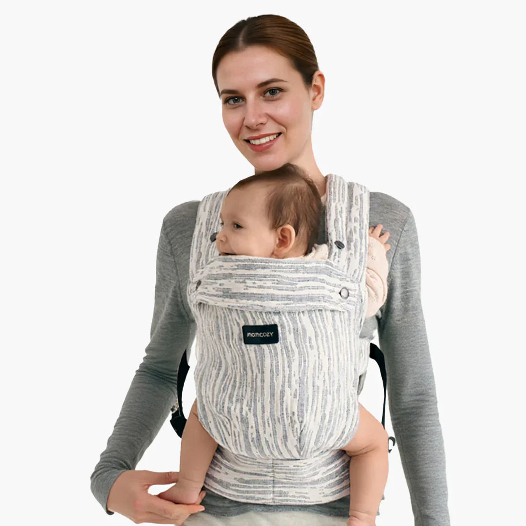 Portabebé 3 en 1 PureHug Lino 100% Natural - Momcozy