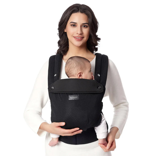 Portabebé 3 en 1 PureHug Malla Black - Momcozy