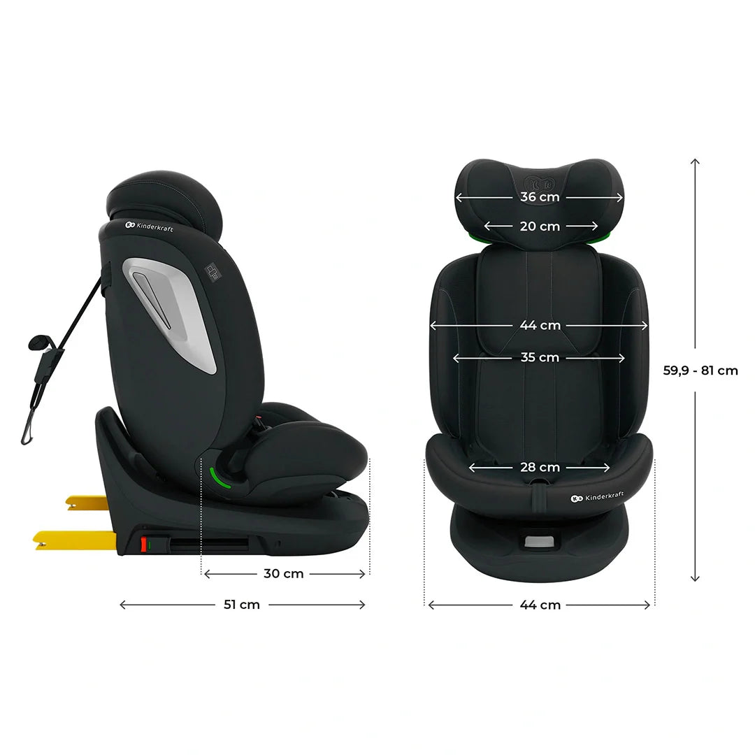 Silla de Auto convertible todo en una I-GROW 2 PLUS i-Size Kinderkraft