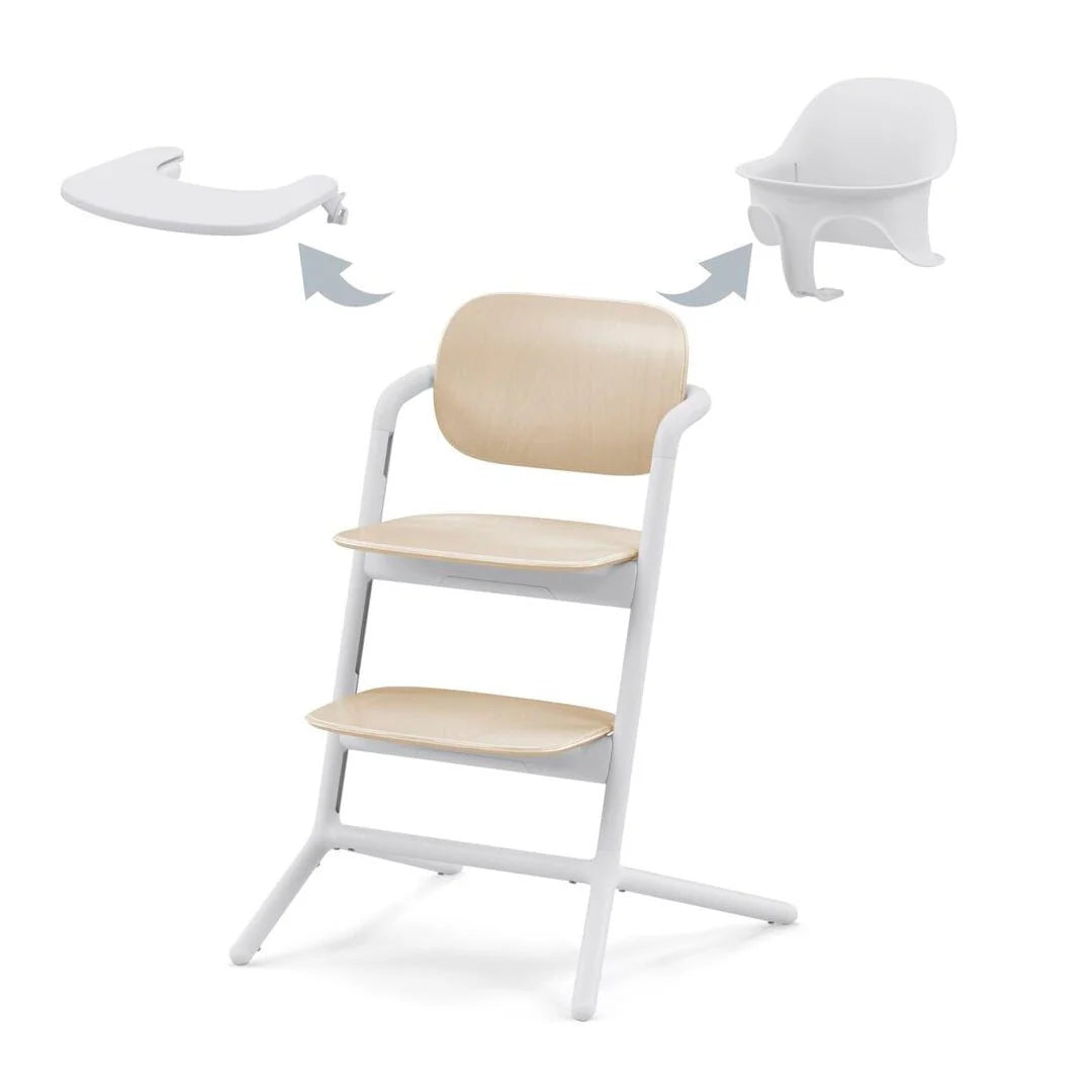 Silla de Comer evolutiva Lemo 3 en 1 Sand White