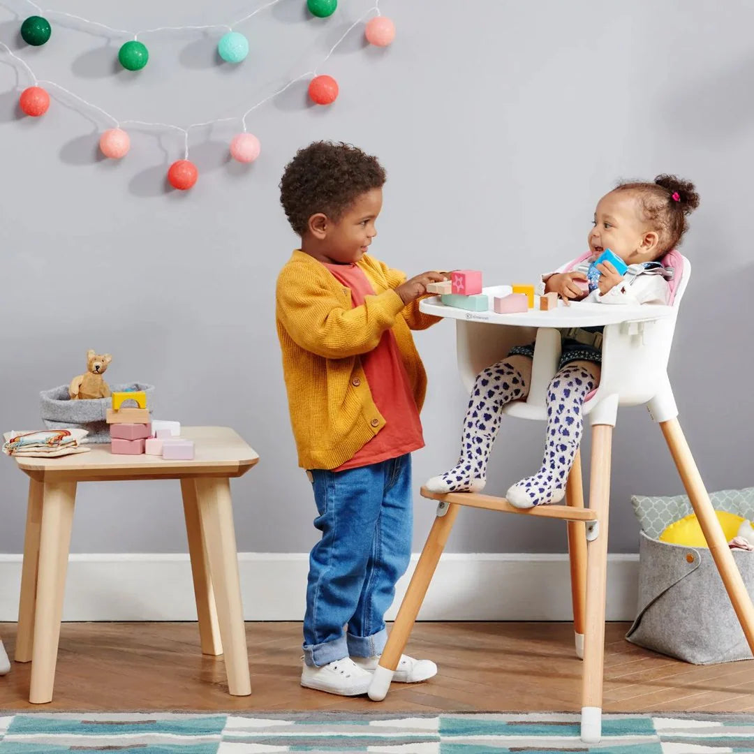 Silla de comer Sienna Pink Kinderkraft