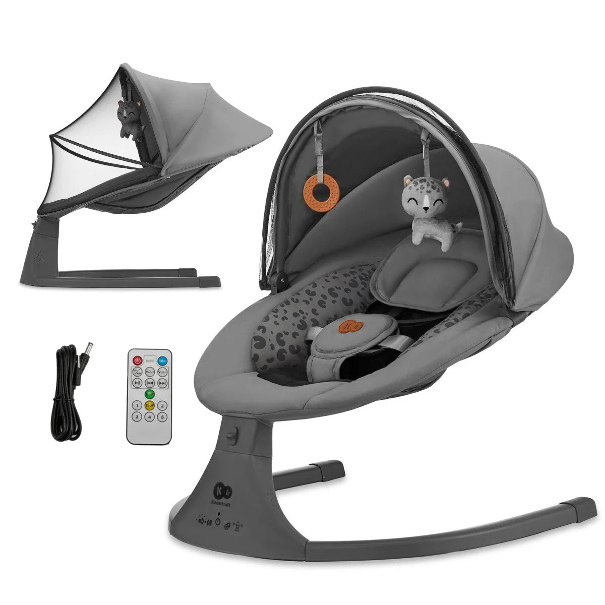 Silla Mecedora/Hamaca eléctrica Lumi 2 Dark Grey