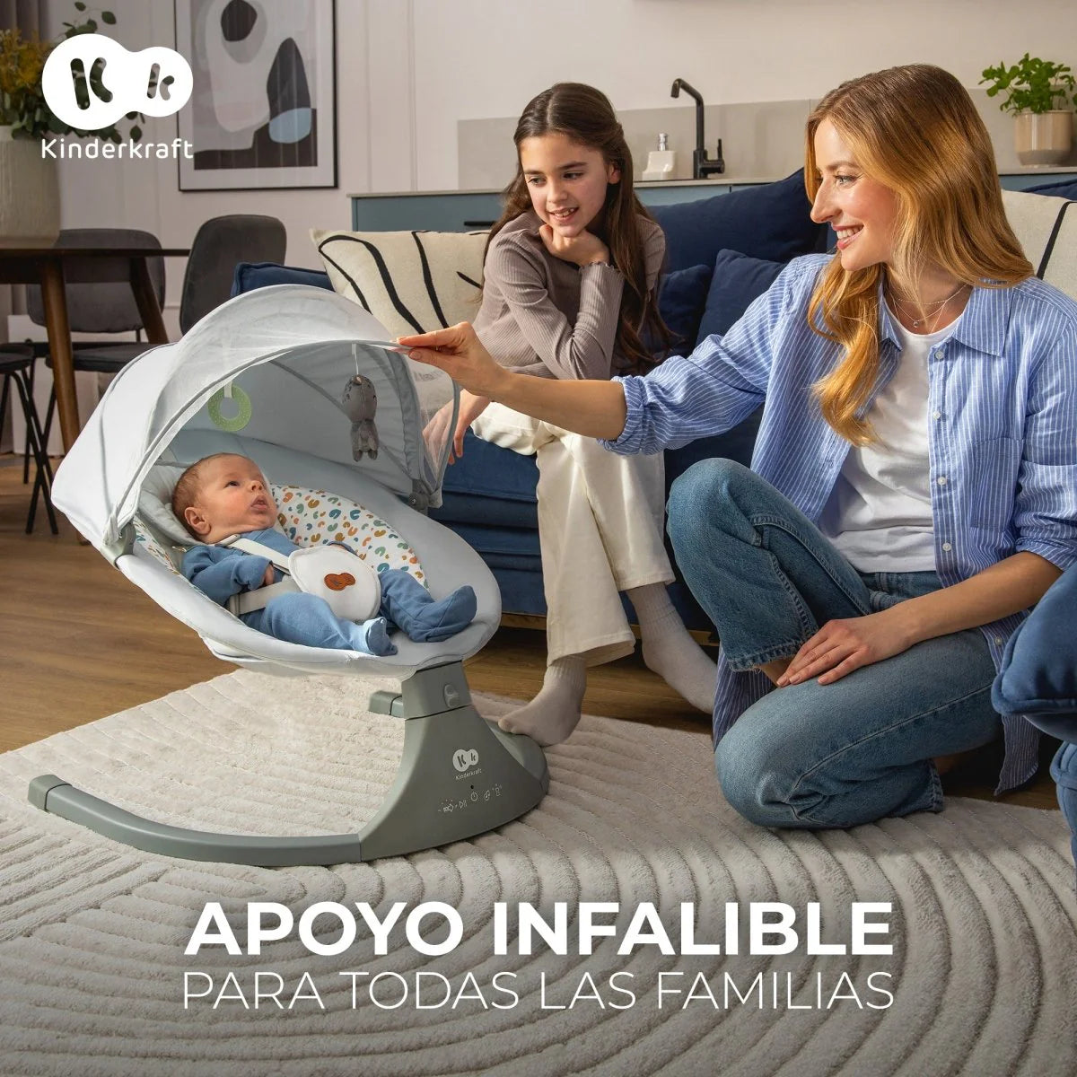 Silla Mecedora/Hamaca eléctrica Lumi 2 Dark Grey
