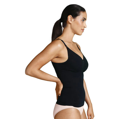 Top Reductor sin Costuras de Lactancia Negro - Carriwell