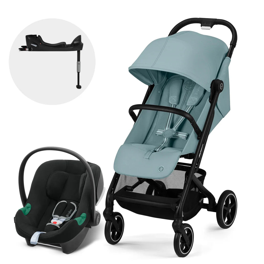 Coche Travel System Beezy + Aton B2 + Base Cybex