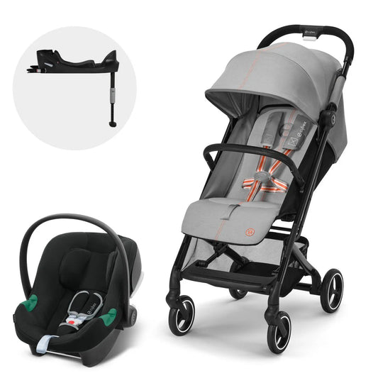 Coche Travel System Beezy 2025+ Aton B2 + Base Cybex