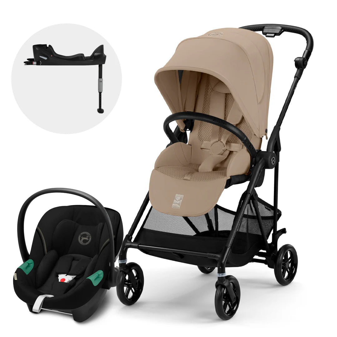 Coche Travel System Melio Carbon + Aton S2 + Base