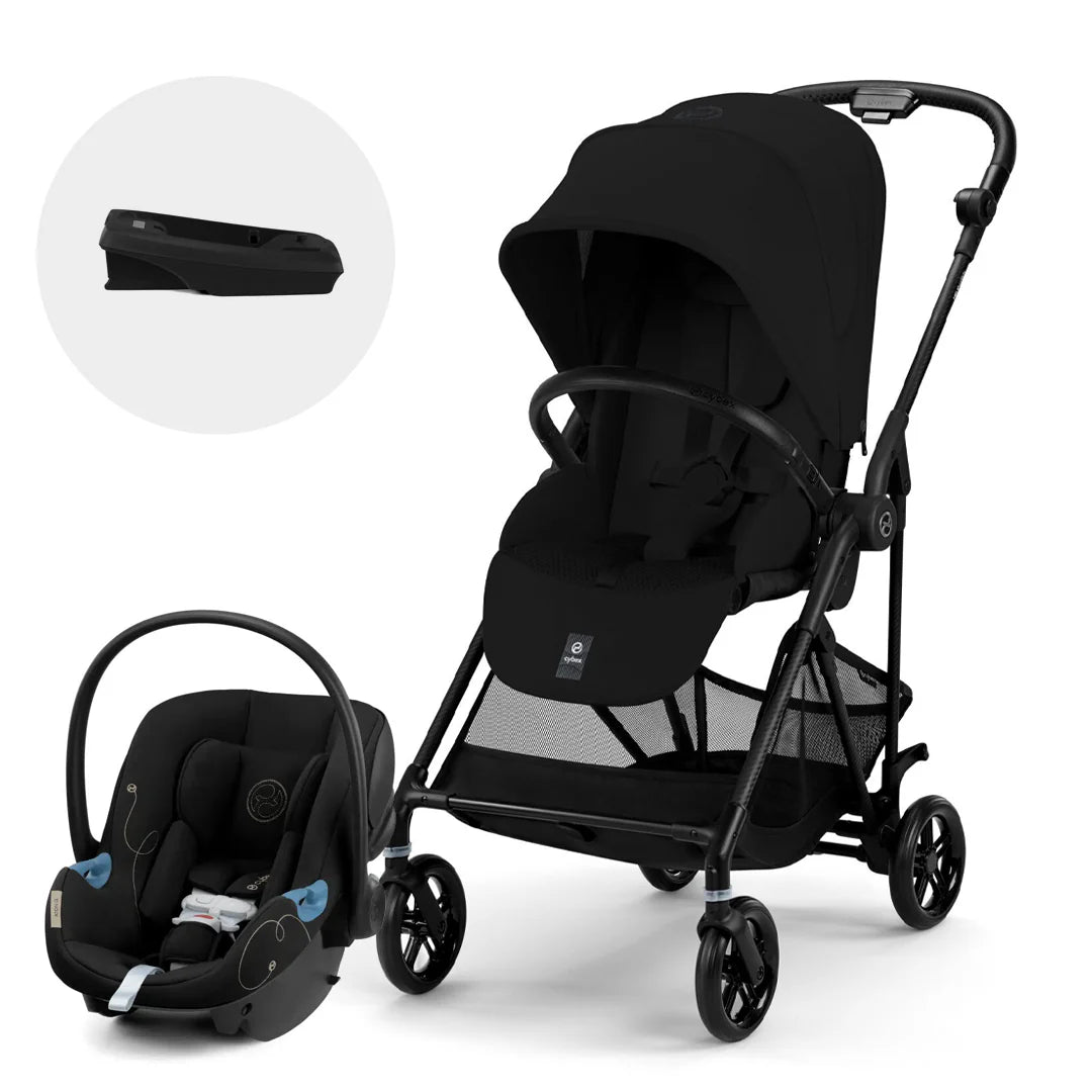 Coche Travel System Melio Carbon + Aton G + Base G - Cybex