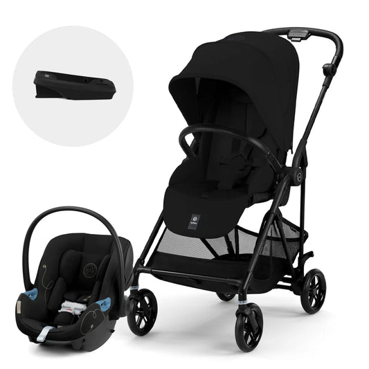 Coche Travel System Melio Carbon + Aton G + Base G - Cybex