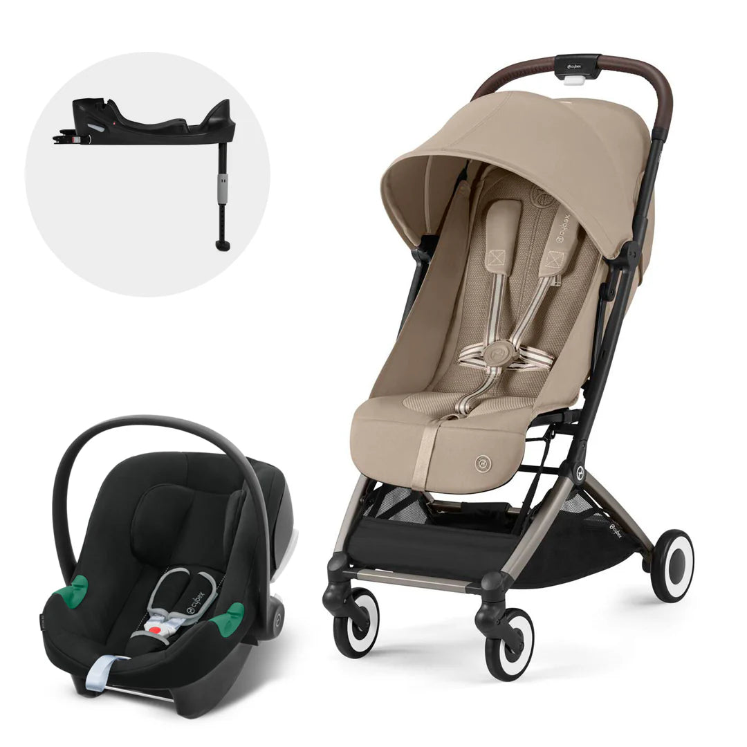 Coche Travel System Orfeo + Aton B2 + Base Cybex