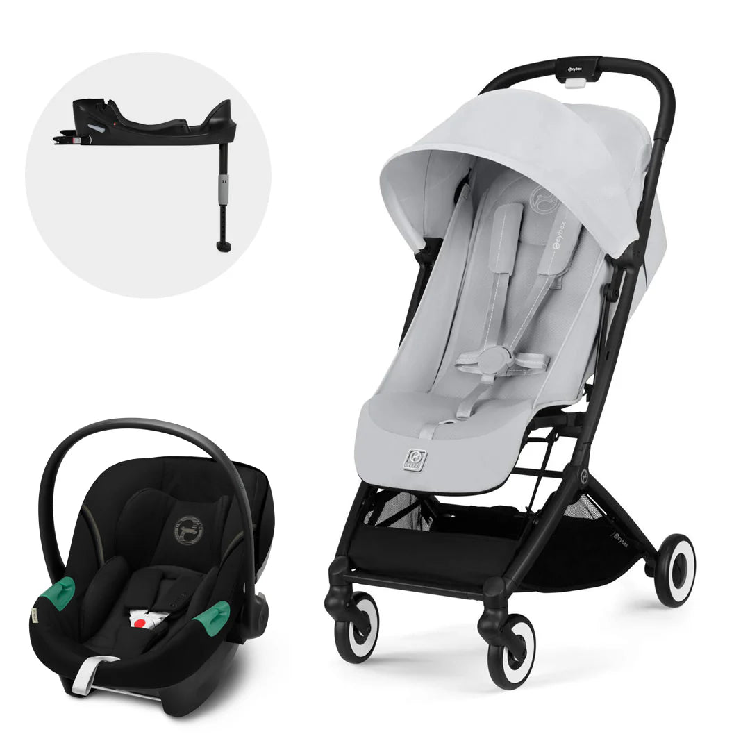 Coche Travel System Orfeo + Aton S2 + Base Cybex