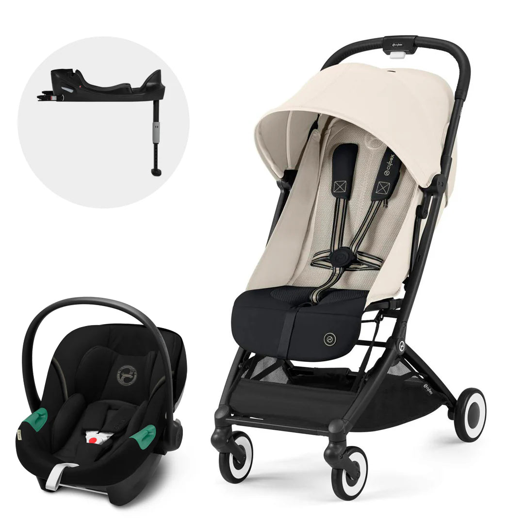 Coche Travel System Orfeo + Aton S2 + Base Cybex
