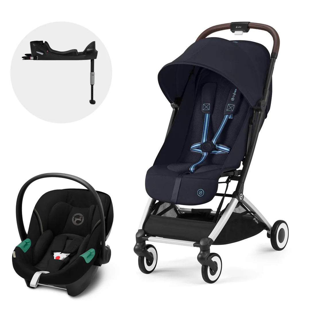 Coche Travel System Orfeo + Aton S2 + Base Cybex