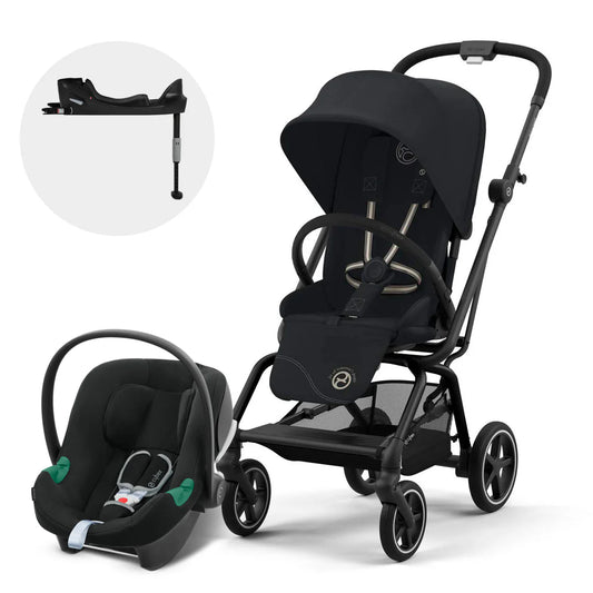 Travel System Eezy Twist+ OPH + Aton B2 + base BLK Magic Black Cybex