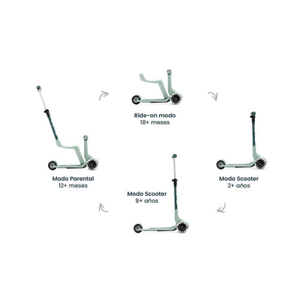 Xtend Mini-ride 3 en 1 Sage Green