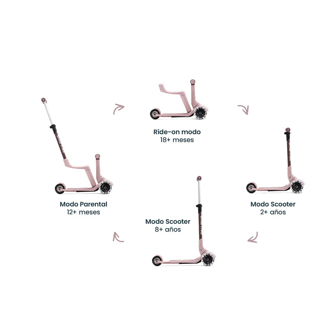 Xtend Mini-ride 3 en 1 Coral Pink